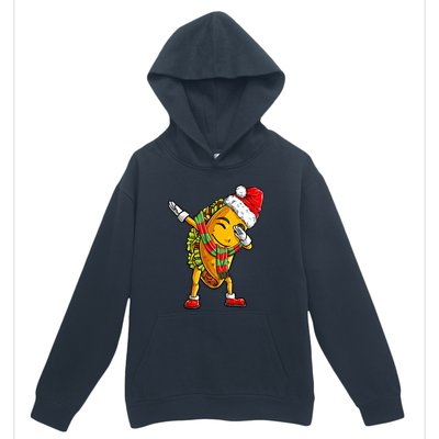 Dabbing Taco Santa Christmas Boys Dab Xmas Gifts Urban Pullover Hoodie