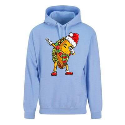 Dabbing Taco Santa Christmas Boys Dab Xmas Gifts Unisex Surf Hoodie