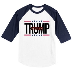 Donald Trump Strong Baseball Sleeve Shirt