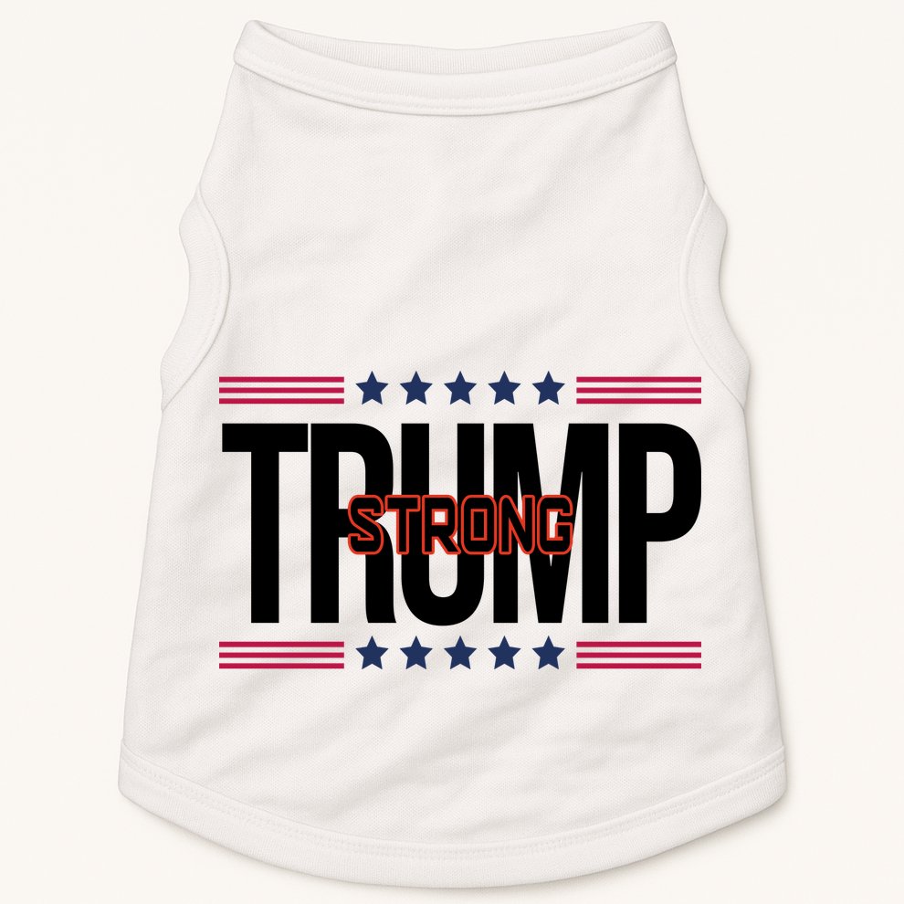 Donald Trump Strong Doggie Tank