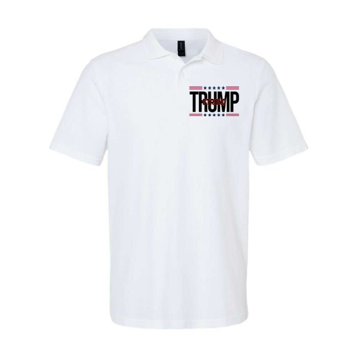 Donald Trump Strong Softstyle Adult Sport Polo