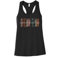 Dream Team Special Education Squad Special Education Teacher Women's Racerback Tank