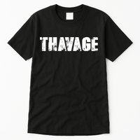 Distressed Thavage Savage Workout Gym Bodybuilding Tall T-Shirt