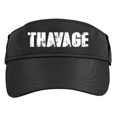 Distressed Thavage Savage Workout Gym Bodybuilding Adult Drive Performance Visor