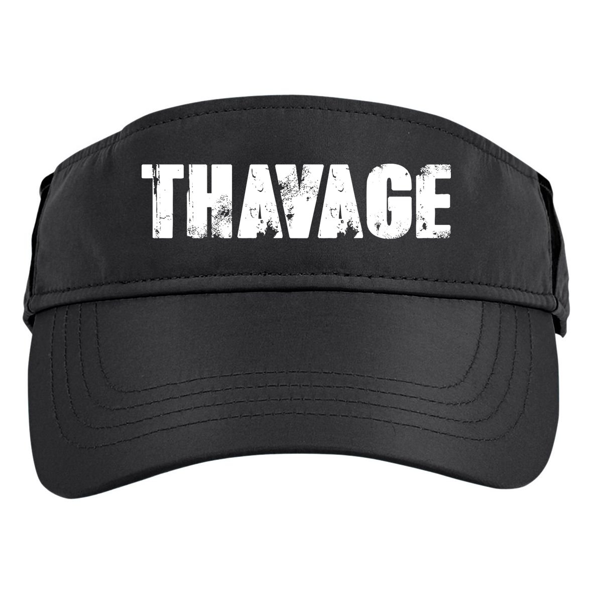 Distressed Thavage Savage Workout Gym Bodybuilding Adult Drive Performance Visor