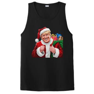 Donald Trump Santa Claus Christmas Xmas Usa President PosiCharge Competitor Tank