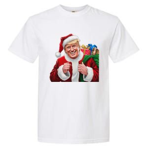 Donald Trump Santa Claus Christmas Xmas Usa President Garment-Dyed Heavyweight T-Shirt