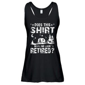 Does This Shirt Make Me Look Retired Tee Retirement Ladies Essential Flowy Tank