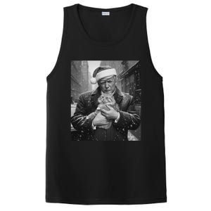 Donald Trump Santa Cat Christmas Funny Patriotic Cat Lover Great Gift PosiCharge Competitor Tank