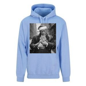 Donald Trump Santa Cat Christmas Funny Patriotic Cat Lover Great Gift Unisex Surf Hoodie