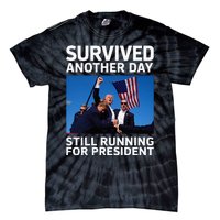 Donald Trump Survived Another Day Running Tie-Dye T-Shirt