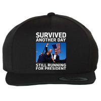 Donald Trump Survived Another Day Running Wool Snapback Cap