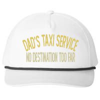 Dad's Taxi Service No Destination Too Far Snapback Five-Panel Rope Hat