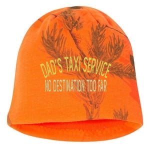 Dad's Taxi Service No Destination Too Far Kati - Camo Knit Beanie