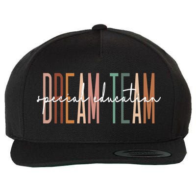 Dream Team Special Education Squad Special Education Teacher Wool Snapback Cap