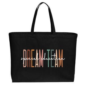 Dream Team Special Education Squad Special Education Teacher Cotton Canvas Jumbo Tote