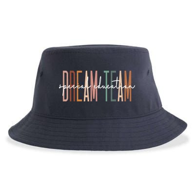 Dream Team Special Education Squad Special Education Teacher Sustainable Bucket Hat