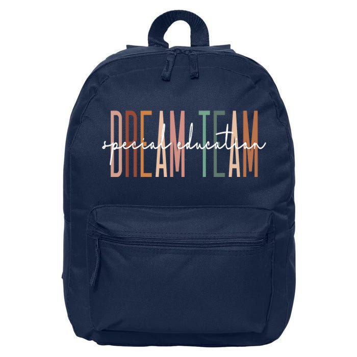 Dream Team Special Education Squad Special Education Teacher 16 in Basic Backpack