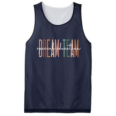 Dream Team Special Education Squad Special Education Teacher Mesh Reversible Basketball Jersey Tank
