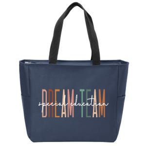 Dream Team Special Education Squad Special Education Teacher Zip Tote Bag