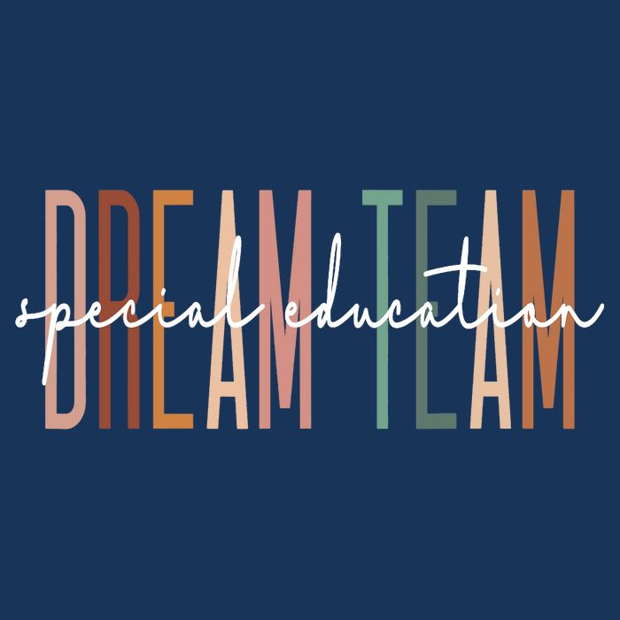 Dream Team Special Education Squad Special Education Teacher Full Zip Hoodie