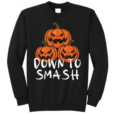 Down To Smash Pumpkin Halloween Sweatshirt