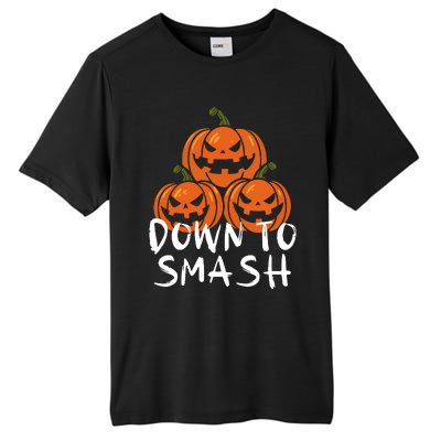 Down To Smash Pumpkin Halloween Tall Fusion ChromaSoft Performance T-Shirt