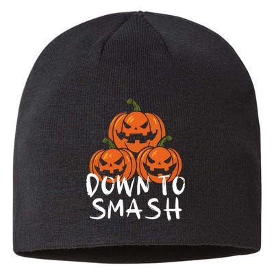 Down To Smash Pumpkin Halloween Sustainable Beanie