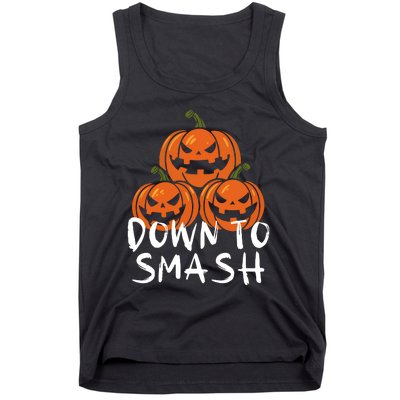 Down To Smash Pumpkin Halloween Tank Top