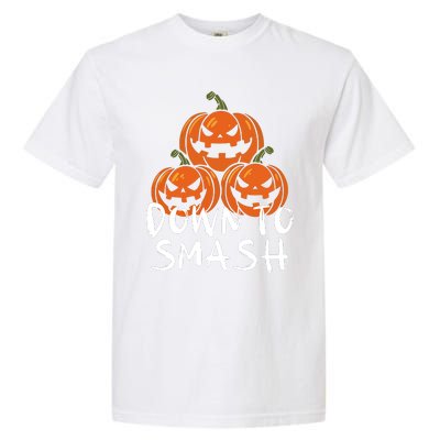 Down To Smash Pumpkin Halloween Garment-Dyed Heavyweight T-Shirt