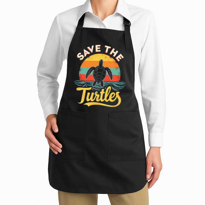 Determined Turtle - Save The Turtles Apron