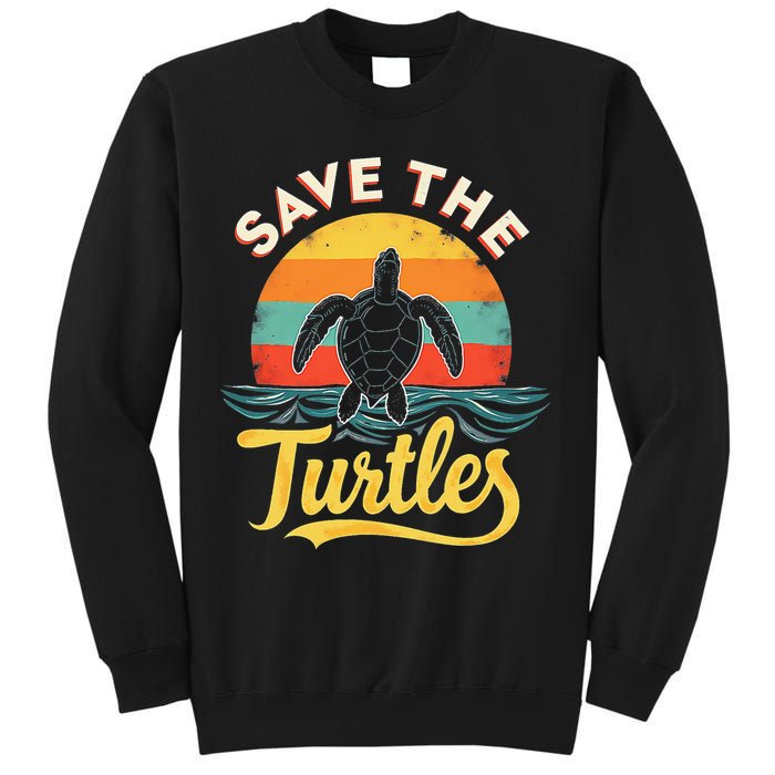 Determined Turtle - Save The Turtles Sweatshirt