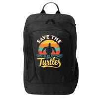 Determined Turtle - Save The Turtles City Backpack