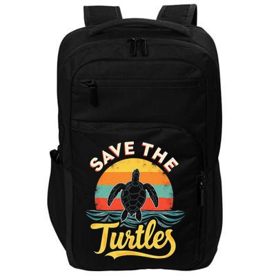 Determined Turtle - Save The Turtles Impact Tech Backpack