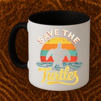 Determined Turtle - Save The Turtles Mug