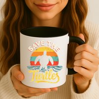 Determined Turtle - Save The Turtles Mug