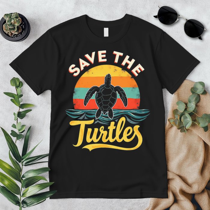 Determined Turtle - Save The Turtles Premium T-Shirt
