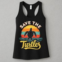 Determined Turtle - Save The Turtles Womens Tank Top