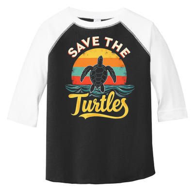 Determined Turtle - Save The Turtles Toddler Fine Jersey T-Shirt
