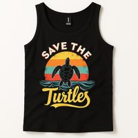 Determined Turtle - Save The Turtles Tank Top