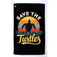 Determined Turtle - Save The Turtles Golf Towel