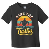 Determined Turtle - Save The Turtles Toddler T-Shirt