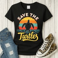 Determined Turtle - Save The Turtles Womens T-Shirt