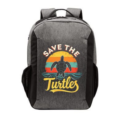 Determined Turtle - Save The Turtles Vector Backpack