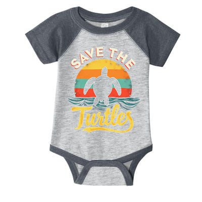 Determined Turtle - Save The Turtles Infant Baby Jersey Bodysuit