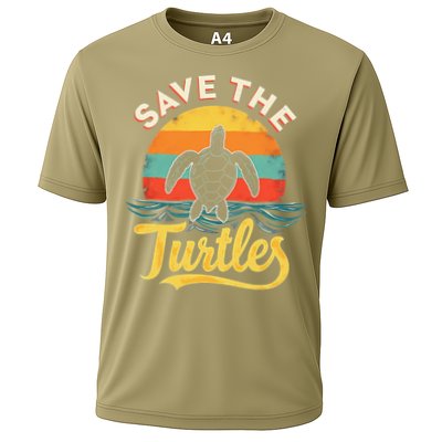 Determined Turtle - Save The Turtles Cooling Performance Crew T-Shirt