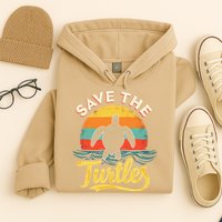 Determined Turtle - Save The Turtles Hoodie