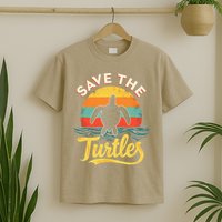 Determined Turtle - Save The Turtles T-Shirt