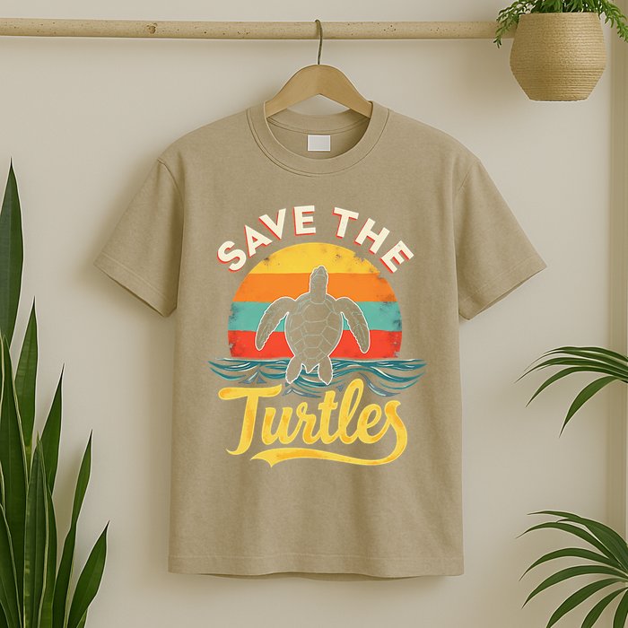 Determined Turtle - Save The Turtles T-Shirt