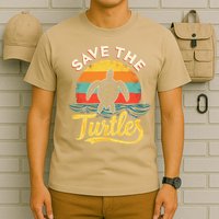 Determined Turtle - Save The Turtles T-Shirt
